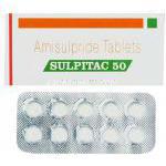 アミスルプリド（ソリアンジェネリック）, Sulpitac 50mg 錠 (Sun Pharma)