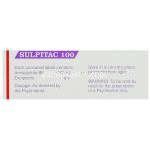 アミスルプリド（ソリアンジェネリック）, Sulpitac 100mg 錠 (Sun Pharma) 成分