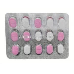 ダオファージ GP1, グリメピリド 1mg/ ピオグリタゾン 15mg/ メトホルミン 500mg,製造元：Innova Captab Ltd,シート