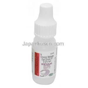 イオチム 点眼薬, マレイン酸チモロール, 0.5%, 点眼薬  5mL, ボトル表面