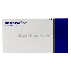 ドムスタル DT,ドンペリドン 10mg, 口腔内崩壊錠, 製造元：Torrent Pharma,箱裏面