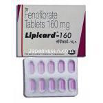 フェノフィブラート Lipicard 160MG錠 (Cipla)