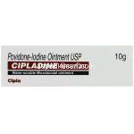 ポビドンヨード（ソアナース ジェネリック）, Cipladine, 10gm 軟膏 (Cipla) 箱