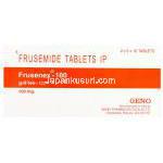 ラシックスジェネリック, フルセネックス Frusenex 100mg 錠 (Geno Pharma) 箱