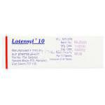 レルカニジピン塩酸塩, Lotensyl, 20MG 錠 (SUN PHARMA) 製造者情報