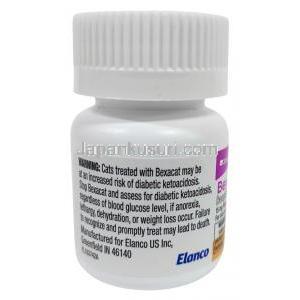 ベキサキャット, ベキサグリフロジン 15 mg,製造元： Elanco GmbH,ボトル情報, 製造元
