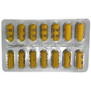 アゼル, エンザルタミド 80 mg, 14カプセル,製造元：Dr Reddy's Laboratories, シート