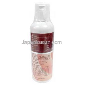 ケゾペットシャンプー, ケトコナゾール2％/ グルコン酸クロルヘキシジン2％/ セトリミド0.1％, シャンプー 200 mL (ペット用), 製造元：SAVA Healthcare Limited, ボトル情報, 使用方法