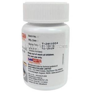 ボンハンス イージーチュー, 30 チュアブル錠, 製造元：SAVA Healthcare Limited, ボトル情報, 製造日, 消費期限