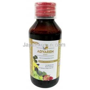 アドバレンシロップ, シロップ（ペット用）100 mL, 製造元：SAVA Healthcare,ボトル表面