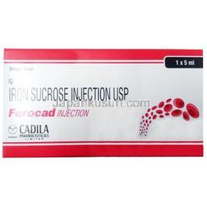 フェロカド 注射 (アスコルビン酸第一鉄/ 葉酸)