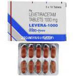 レベラ Levera, イーケプラ ジェネリック, レベチラセタム  1,000mg 錠 (Intas)