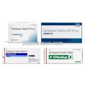 エスサート Escert, エスシタロプラム 20mg 錠