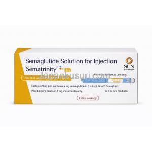 セマトリニティ, セマグルチド ペン型注射 1mg, 箱