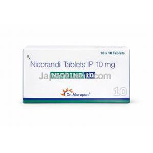 ニコインド 10, ニコランジル 10 mg, 箱