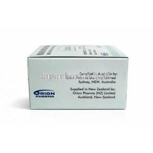 サンドレナジェル, エストラジオール 0.1%, 1箱 (28包 X 1g) ジェル, 製造元：Orion Pharma, 箱情報, サプライヤー