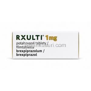 レキサルティ, ブレクスピプラゾール 1 mg, 製造元：Otsuka Pharmaceutical EU, 箱側面-2