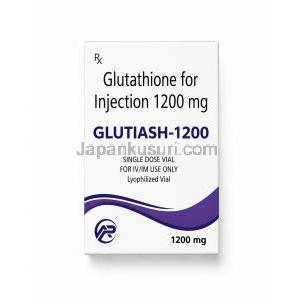 グルチアッシュ 1200 注射, グルタチオン 1200mg, 箱表面
