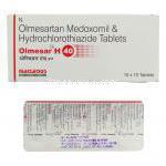 オルメサーH Olmesar-H, オルメシップH Olmecip H, オルメサルタン・ヒドロクロロチアジド配合 40mg 12.5mg 錠 (Ma