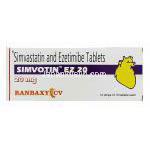 シムボチン EZ Simvotin EZ 20, バイトリン ジェネリック, エゼチミブ・シンバスタチン合剤 10mg/20mg 錠 (Ranbaxy) 