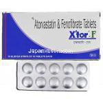 エックストール-Ｆ Xtor-F, アトルバスタチン, 10mg, フェノフィブラート配合, 160mg, 錠