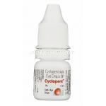 シクロペント Cyclopent, サイプレジンジェネリック, シクロペントラート 1% 5ml  点眼薬 (Sun Pharma) ボトル