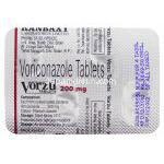 ボルズ Vorzu, ボリコナゾール ジェネリック, ブイフェンド 200mg 錠 (Ranbaxy) 包装裏面