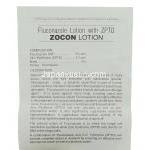 フルコナゾール（ダイフルカン ジェネリック）, Zocon, 30ML ローション (FDC) 情報シート1