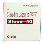 スタビル Stavir, ゼリットジェネリック, スタブジン 40mg 錠 (Cipla) 箱