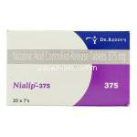 ナイアリップ Nialip,ナイアスパン ジェネリック, ナイアシン・ニコチン酸 配合 375mg 錠 (Dr.Reddy's)