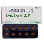 イミュトレックス Imutrex, メトトレキサート 2.5mg 錠 (Cipla)