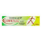 ジクロフェナク （ナボール ジェネリック）, コフェナック Cofenac,  15gm ジェル (Ranbaxy) 箱