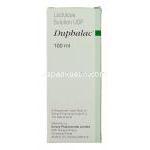 デュファラック Duphalac, ラクツロース  内服液10g/15ml x 100ml (Solvay) 箱