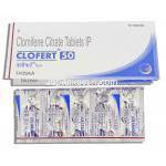 クロフェート Clofert, クロミフェン 50mg 錠 (Svizera)