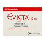 エビスタ Evista, ラロキシフェン 60mg 錠 (Eli Lilly) 箱