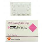 アルファD3 Alpha D3, アルファカルシドール 0.5mcg カプセル (GSK)