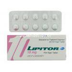 リピトール Lipitor, アトルバスタチンカルシウム 10mg 錠 （ファイザー社）