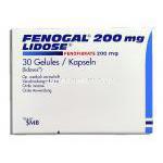 フェノガル Fenogal, フェノフィブラート200mg カプセル (Novartis) 箱