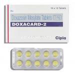 ドクサカード Doxacard, カルデナリンジェネリック, ドキサゾシン  2mg 錠 (Cipla)