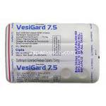 ダリフェナシン（ジェネリックエナブレックス）, VesiGard 7.5mg 錠 (Cipla) 包装裏面