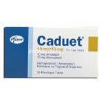 カデュエット Caduet, アムロジピン・アトルバスタチン 10mg/10mg 錠 (Pfizer トルコ) 箱