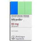 ミカルディス Micardis, テルミサルタン 80mg 錠 (Boehringer Ingelheim) 箱