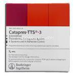 カタプレス Catapres-TTS, クロニジン 0.3 mg パッチ (Boehringer Ingelheim) 箱