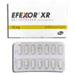 エフェクサーER Efexor XR, ベンラファキシン 75mg カプセル (Pfizer)