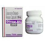 ジネックスEC Dinex EC, ヴァイデックスＥＣカプセル, ジダノシン 250mg カプセル (Cipla)