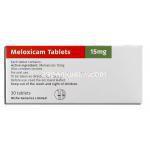 メロキシカム Meloxicam  15mg 錠 (Niche Generics) 箱