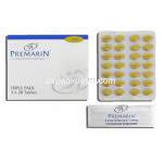 プレマリン Premarin, 結合型エストロゲン 1.25mg 錠(Wyeth)