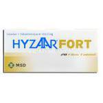 ハイザール フォルテ Hyzaar Forte, ロサルタンカリウム・ヒドロクロロチアジド配合 100mg / 25mg 錠 (Merck) 