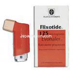 フリゾタイド Flixotide, フルチカゾンプロピオン酸エステル 125mcg 吸入剤 (Allen Hunbrys)