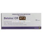ベタロックCR Betaloc CR, コハク酸メトプロロール 47.5mg 箱 (アストラゼネカ社) 箱
